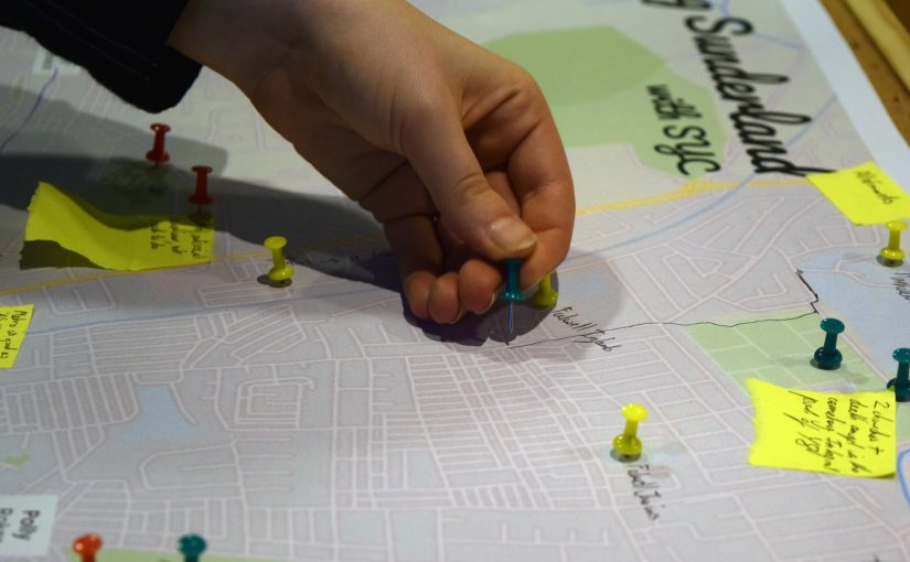 Pin in map